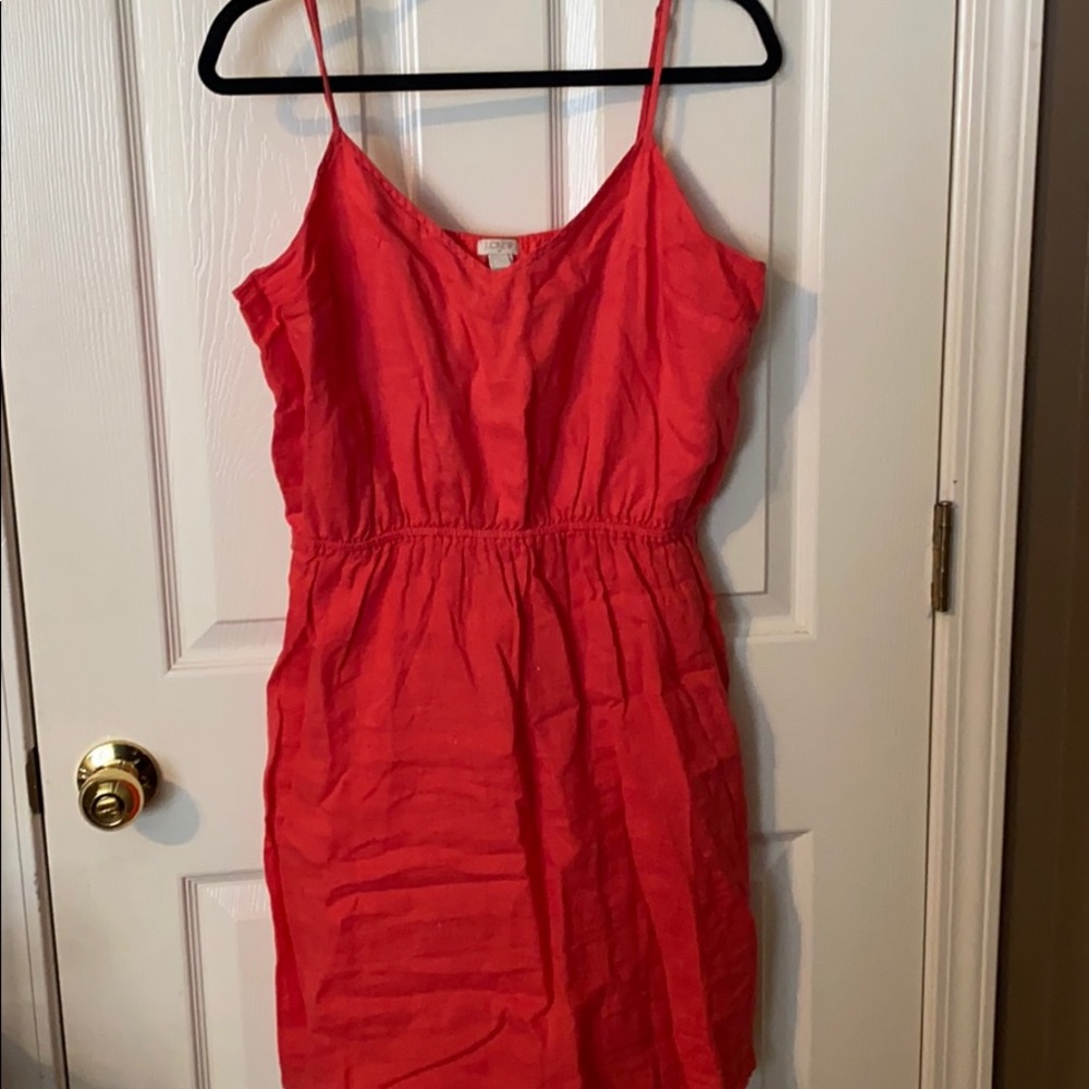 J.Crew coral sundress
